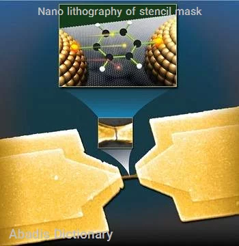 nano lithography of stencil mask